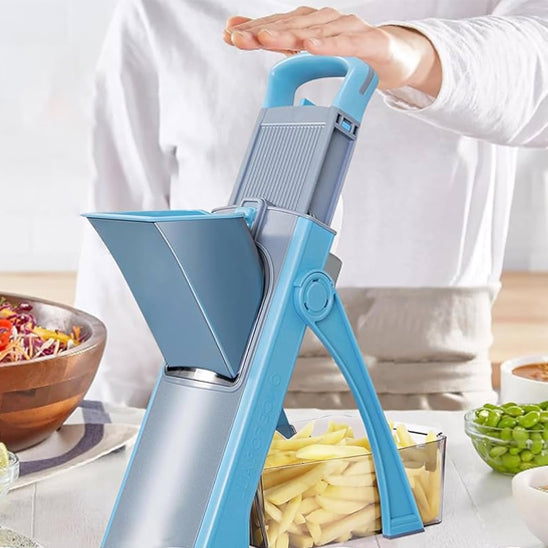 Mandoline cuisine homme coupe frites
