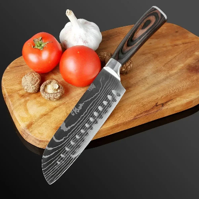 Couteau de cuisine - DamascusKitchenKnives™ - Couteau Santoku G