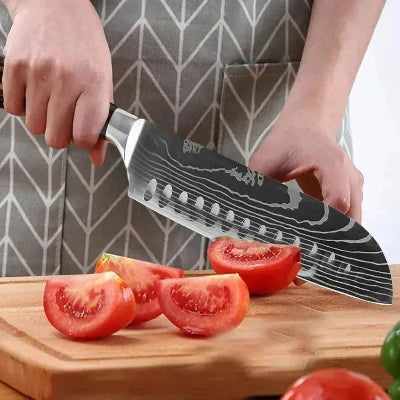 Couteau de cuisine - DamascusKitchenKnives™ - Couteau Santoku G