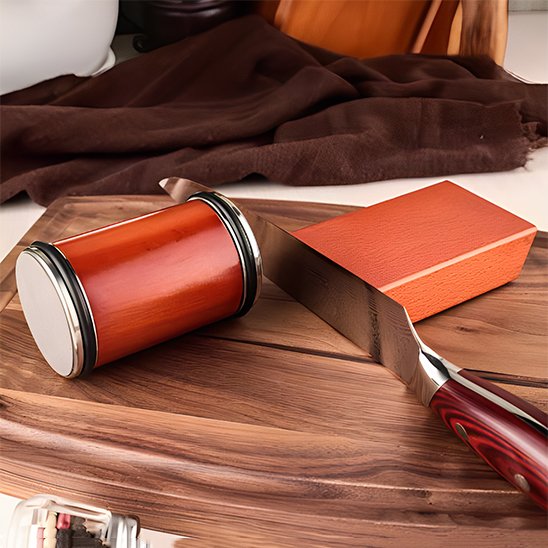 Aiguiseur couteau compact 