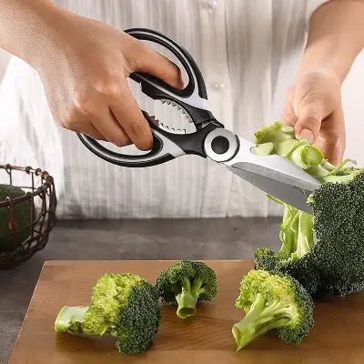 Ciseaux de cuisine - KitchenScissors™ - Noir - Cuisine Précise