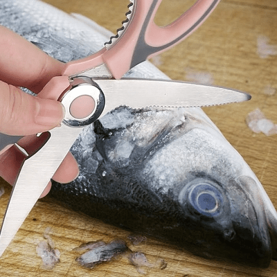Ciseaux de cuisine - KitchenScissors™ - Rose - Cuisine Précise