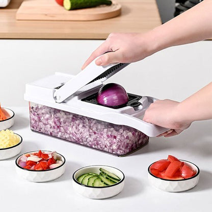 Coupe legumes polyvalent sécuritaire