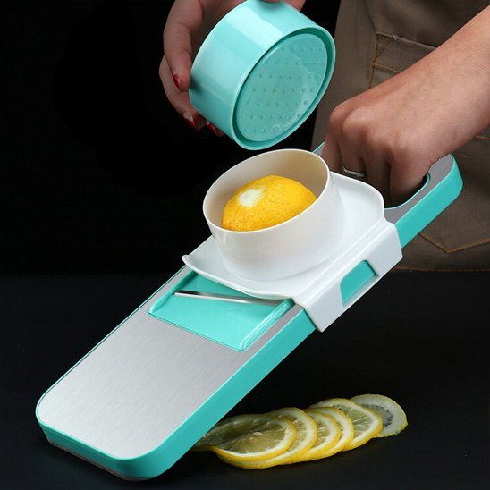 Coupe legumes rondelles citron