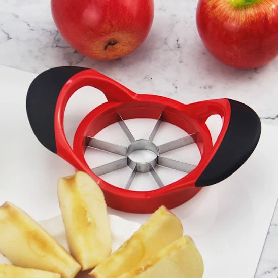 Coupe legumes sécuritaire pomme