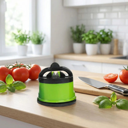 aiguiseur couteau vert