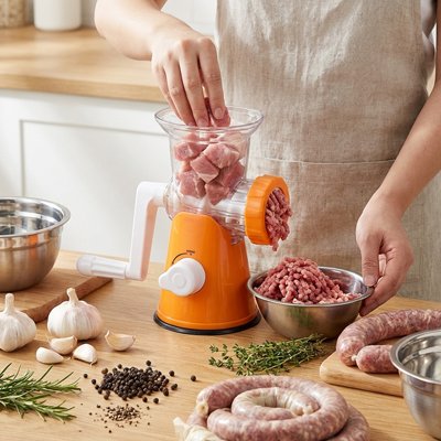 Hachoir à viande manuel ail et saucisse