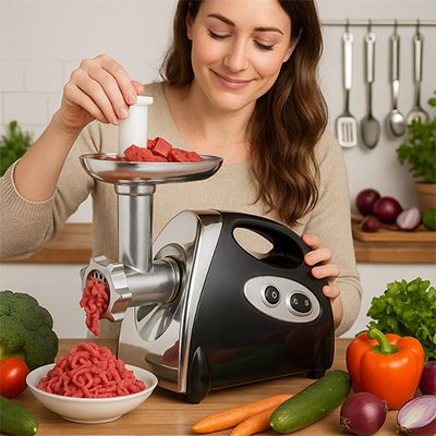 Hachoir à  viande pour cuisiner maison