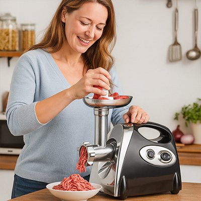 Hachoir à viande pour gagner du temps