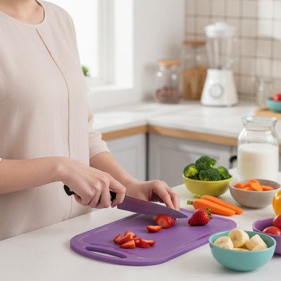 Planche a decouper ergonomique