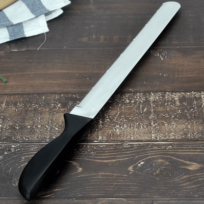 Scie couteau - BreadSawKnife™ - Noir - Cuisine Précise